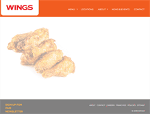 Tablet Screenshot of greatwings.ca